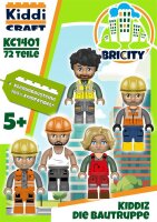 Kiddicraft KC1401 KIDDIZ Figuren-Pack Bautruppe