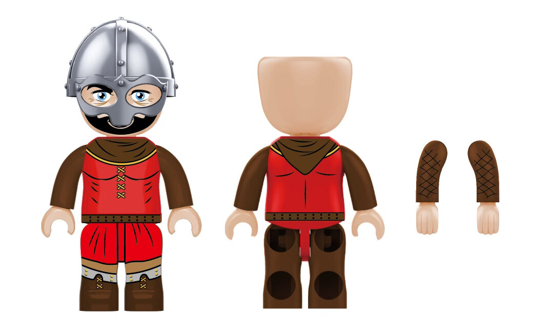 Kiddicraft KC1410 KIDDIZ Figuren-Pack: Ritter, 11,99