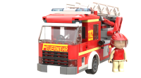 Kiddicraft KC1207 Feuerwehr Drehleiter (DL)