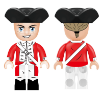 Kiddicraft KC1416 Kiddiz Figuren-Pack: Rotröcke Soldaten / British Redcoats