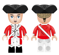 Kiddicraft KC1416 Kiddiz Figuren-Pack: Rotröcke Soldaten / British Redcoats