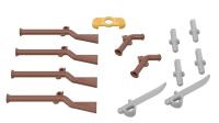 Kiddicraft KC1416 Kiddiz Figuren-Pack: Rotröcke Soldaten / British Redcoats