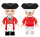 Kiddicraft KC1416 Kiddiz Figuren-Pack: Rotröcke Soldaten / British Redcoats