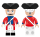 Kiddicraft KC1416 Kiddiz Figuren-Pack: Rotröcke Soldaten / British Redcoats
