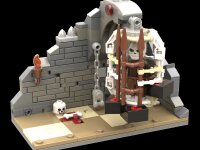 Kiddicraft KC1511 Dungeon Skelett-Käfig