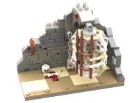 Kiddicraft KC1511 Dungeon Skelett-Käfig