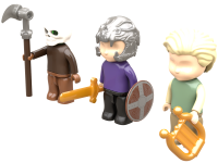 Kiddicraft KC1511 Dungeon Skelett-Käfig
