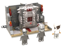 Kiddicraft KC1512 Sarkophag des Skelett-Hexers