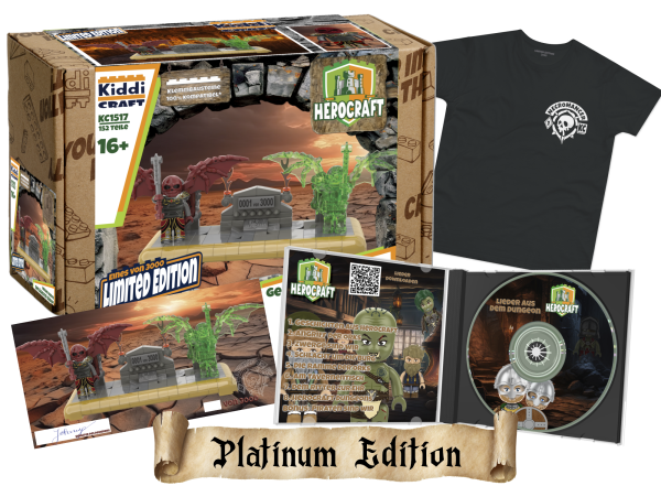 Kiddicraft KC1517 Limited Edition: Dungeon geflügelter Dämon - Platinum Edition -